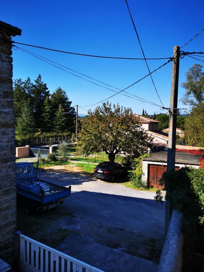 Magnifique gite en pierres 6 personnes avec piscine privee Ardeche plein sud Lablachère Exterior foto
